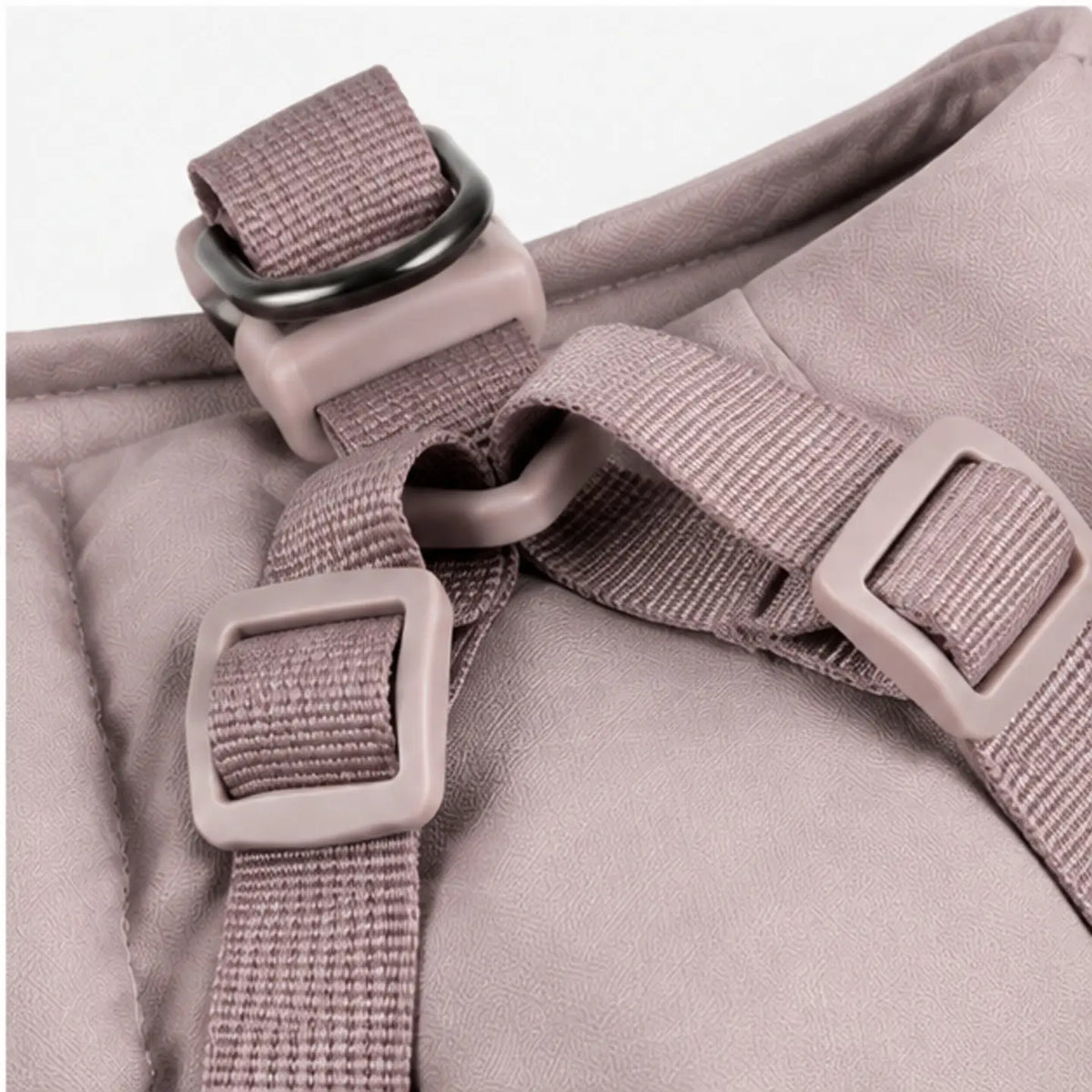 Pink Green Puffer Harness Coat