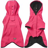 Waterproof Softshell Rain Coat, Deep Pink
