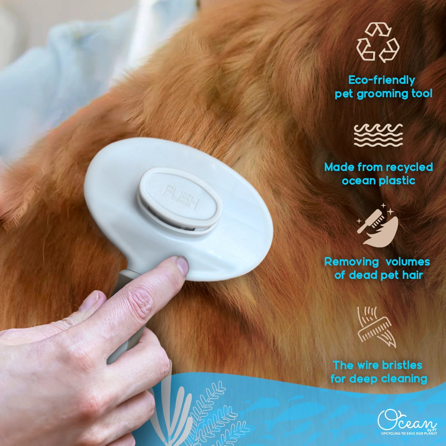 Pin Slicker Grooming Brush