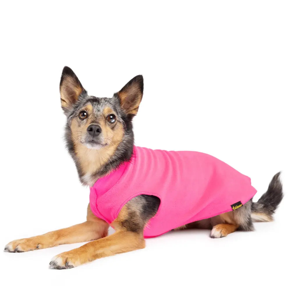Stretch Fleece - Neon Pink