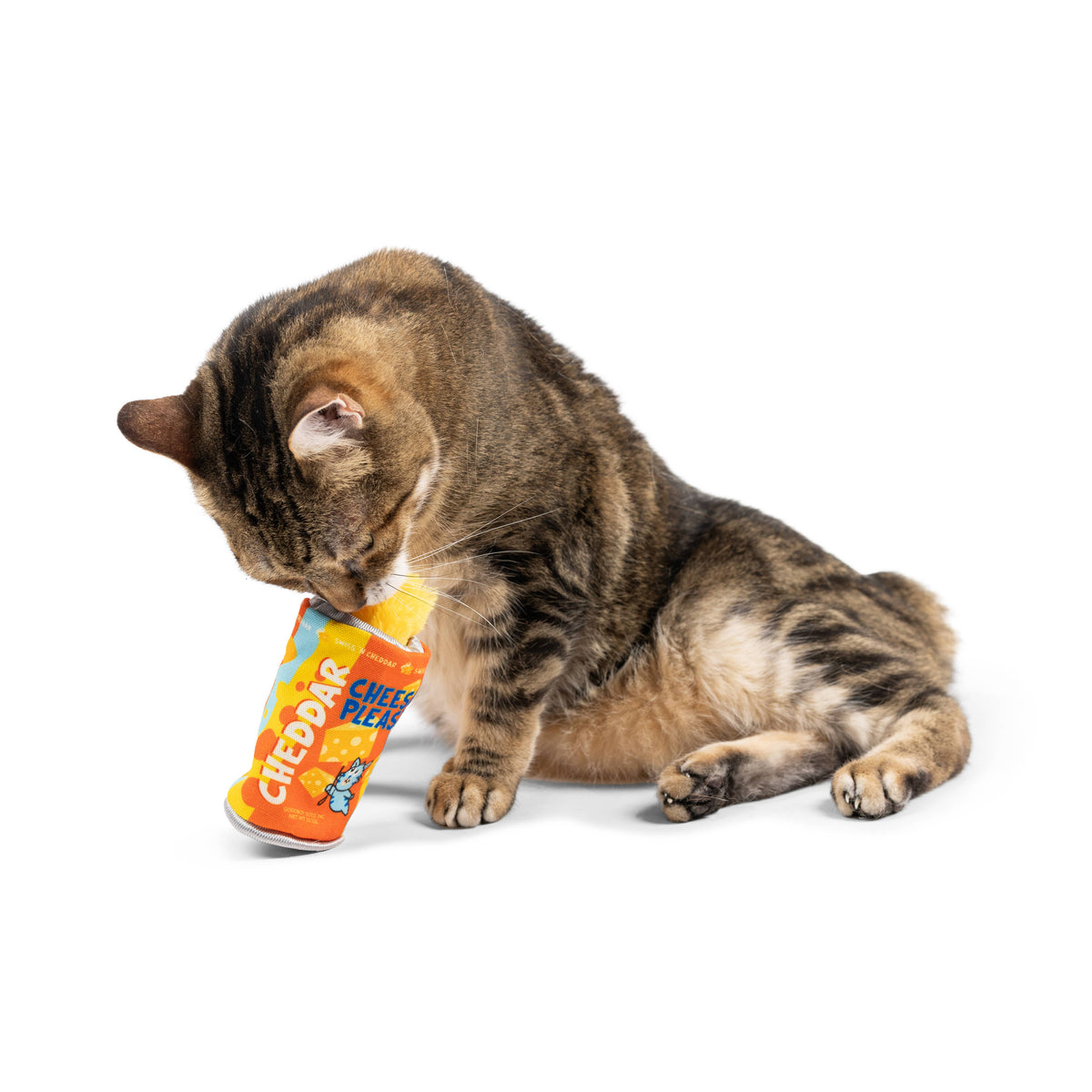 Cheddar Cheese Please Stuffer Cat Toy