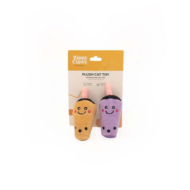 Milk Tea and Taro Cat Toy