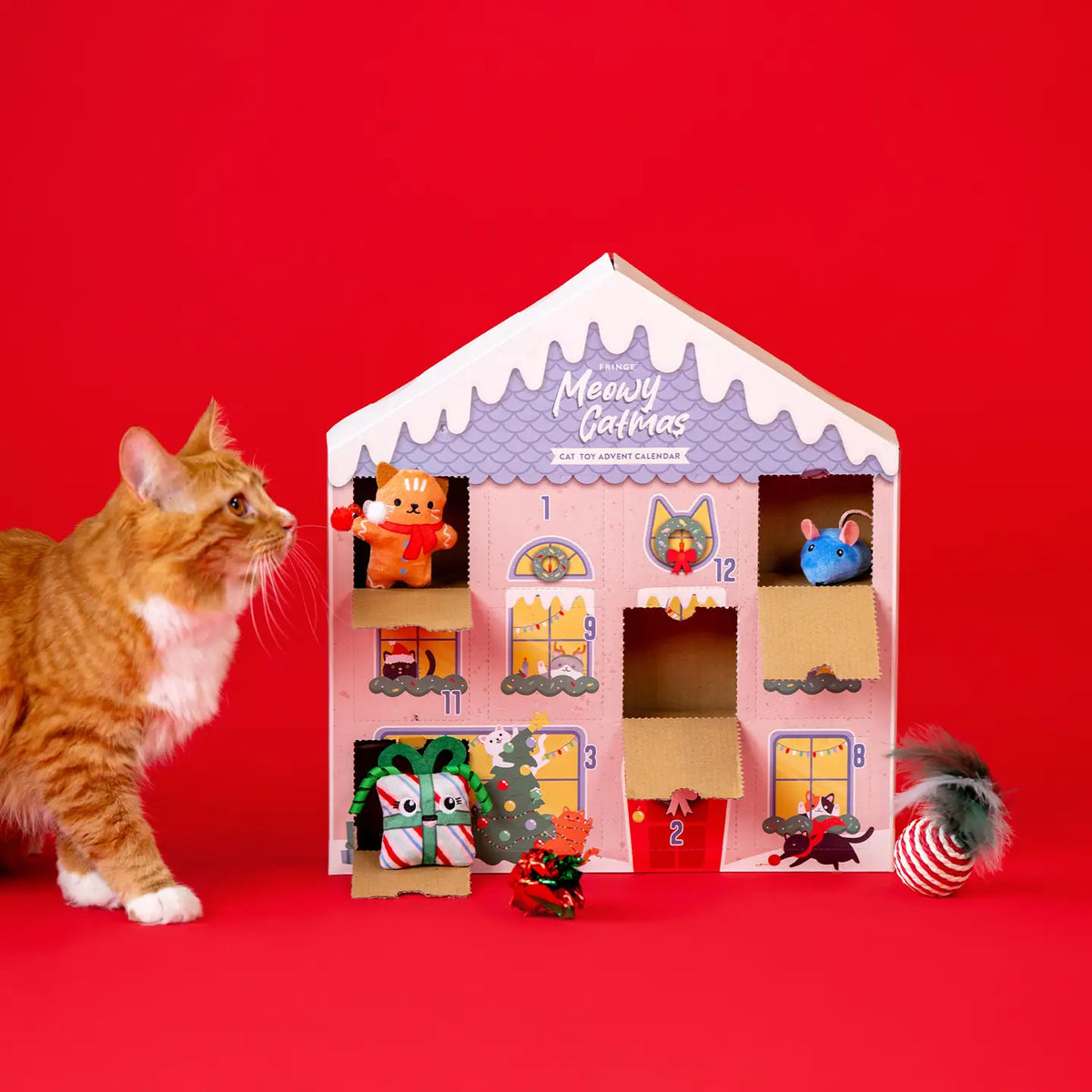 Meowy Catmas Pet Toy Advent Calendar