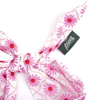 Pink Poppy Bandana, 3 Sizes