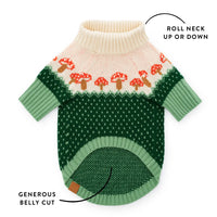 Toadstool Mushroom Dog Sweater