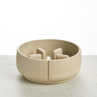 Slow Feeder in Owl Greige, 4 sizes