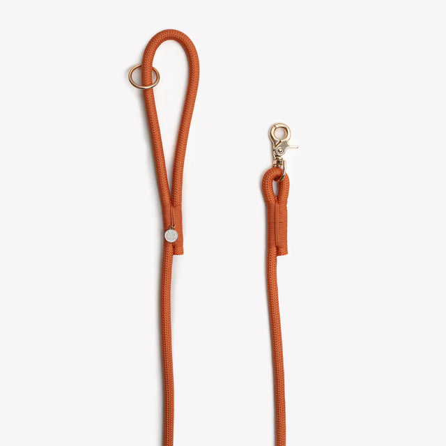 Furlou Terracotta Braided Rope Leash, 5ft