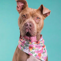 Pink Blossom Bandana, 3 Sizes