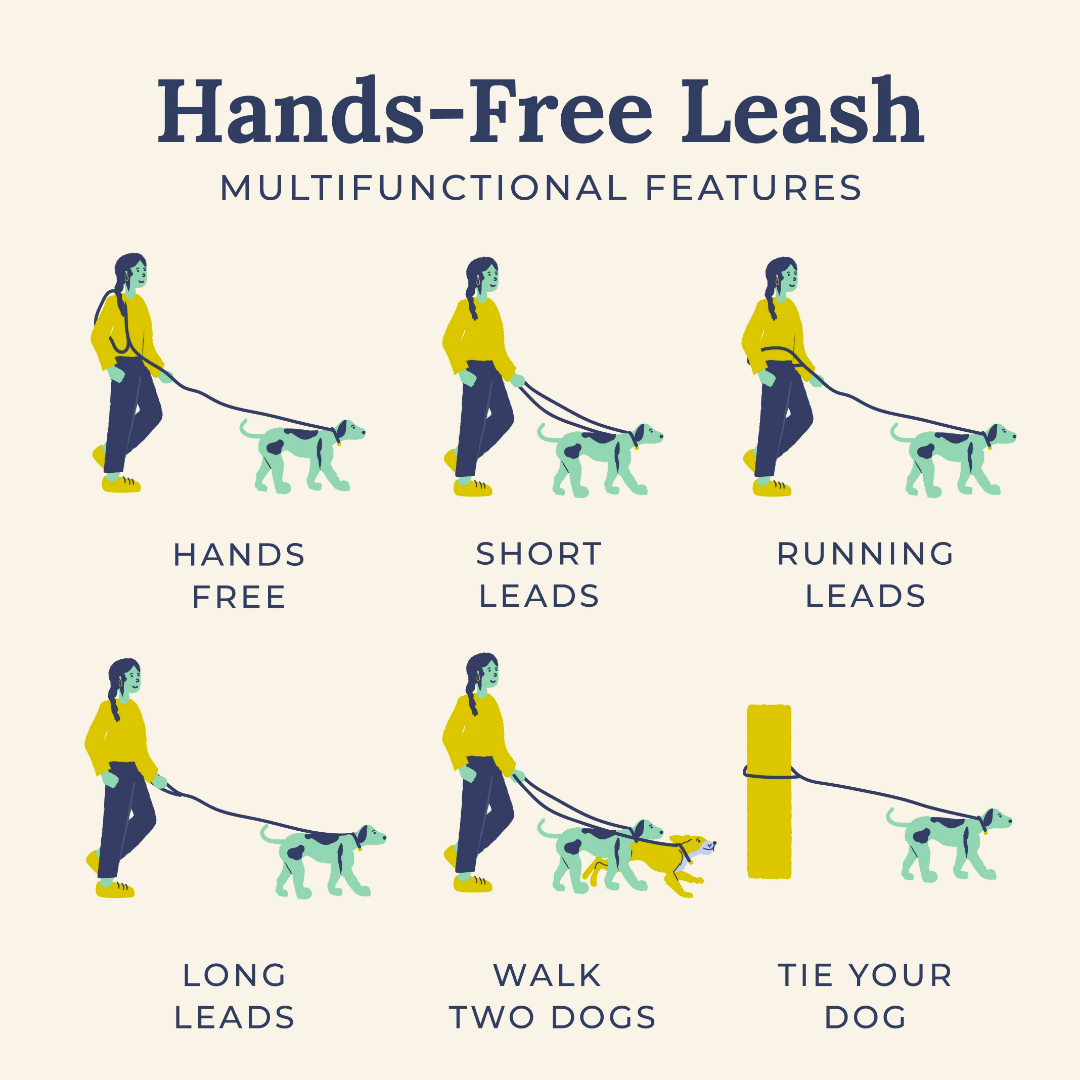 Lucy Fern Hands Free Rope Leash