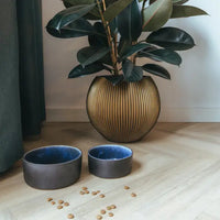 Ceramic Dog Bowl Manta Blue