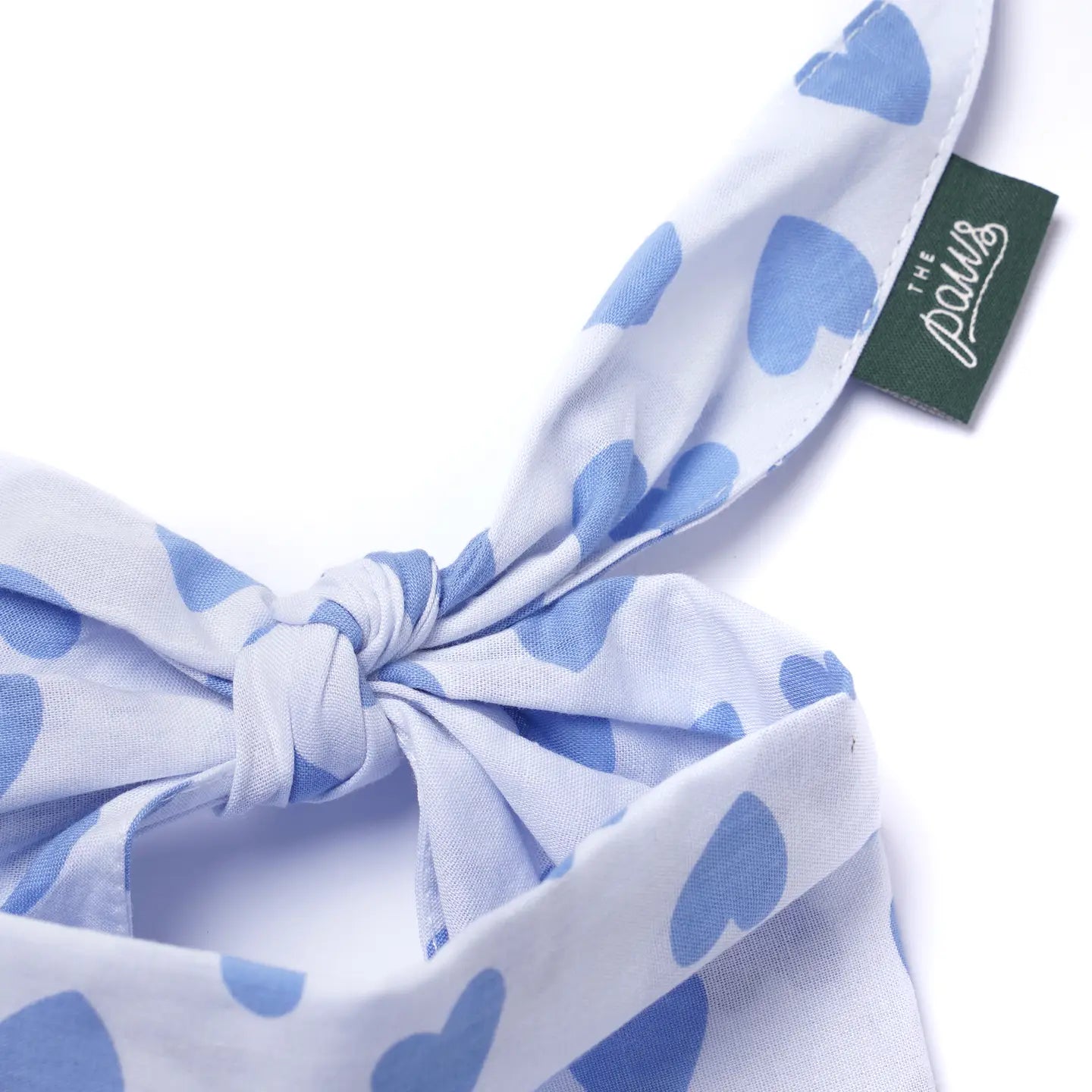 Blue Hearts Bandana, 3 Sizes