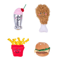 Nomnomz 4 Pack - fast Food Cat Toy