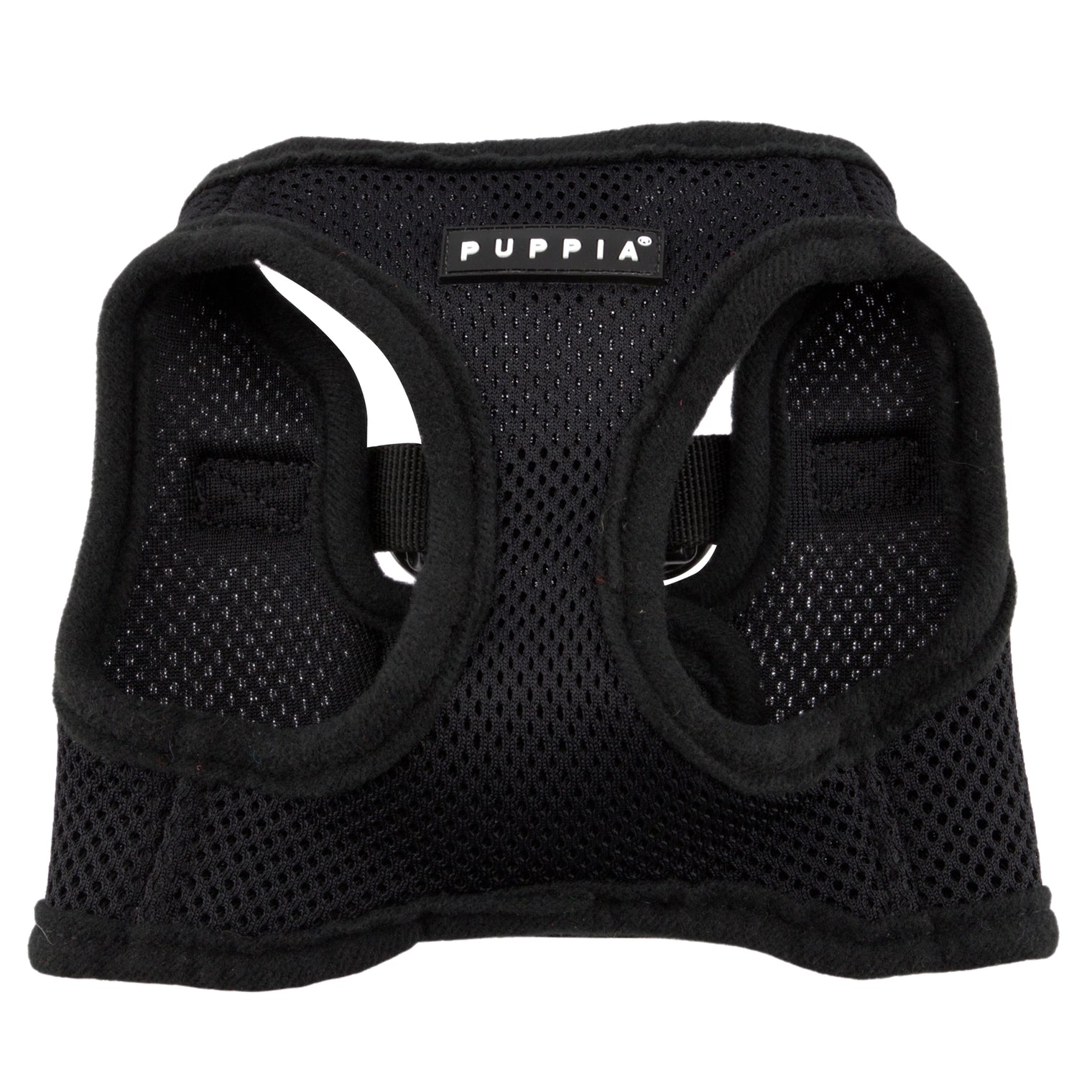 Puppia Black Soft Vest Dog Harness Step-in