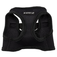 Puppia Black Soft Vest Dog Harness Step-in