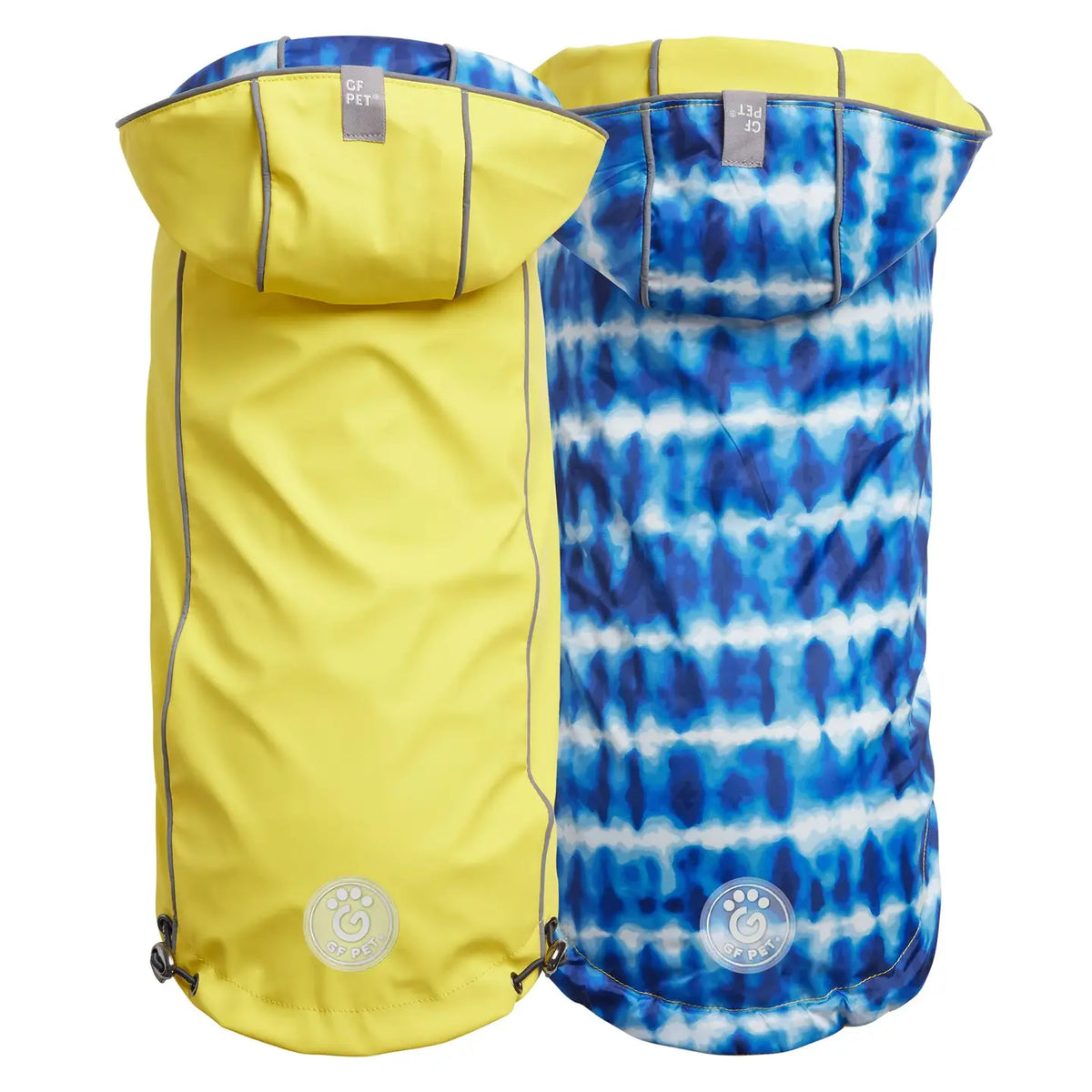 Reversible Elasto-Fit Raincoat - Yellow
