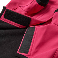 Waterproof Softshell Rain Coat, Deep Pink