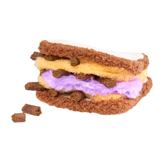 Pb&J Sandwich - Snuffle Dog Toy
