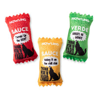 Howling Hot Sauce 3PC Dog Toy Set