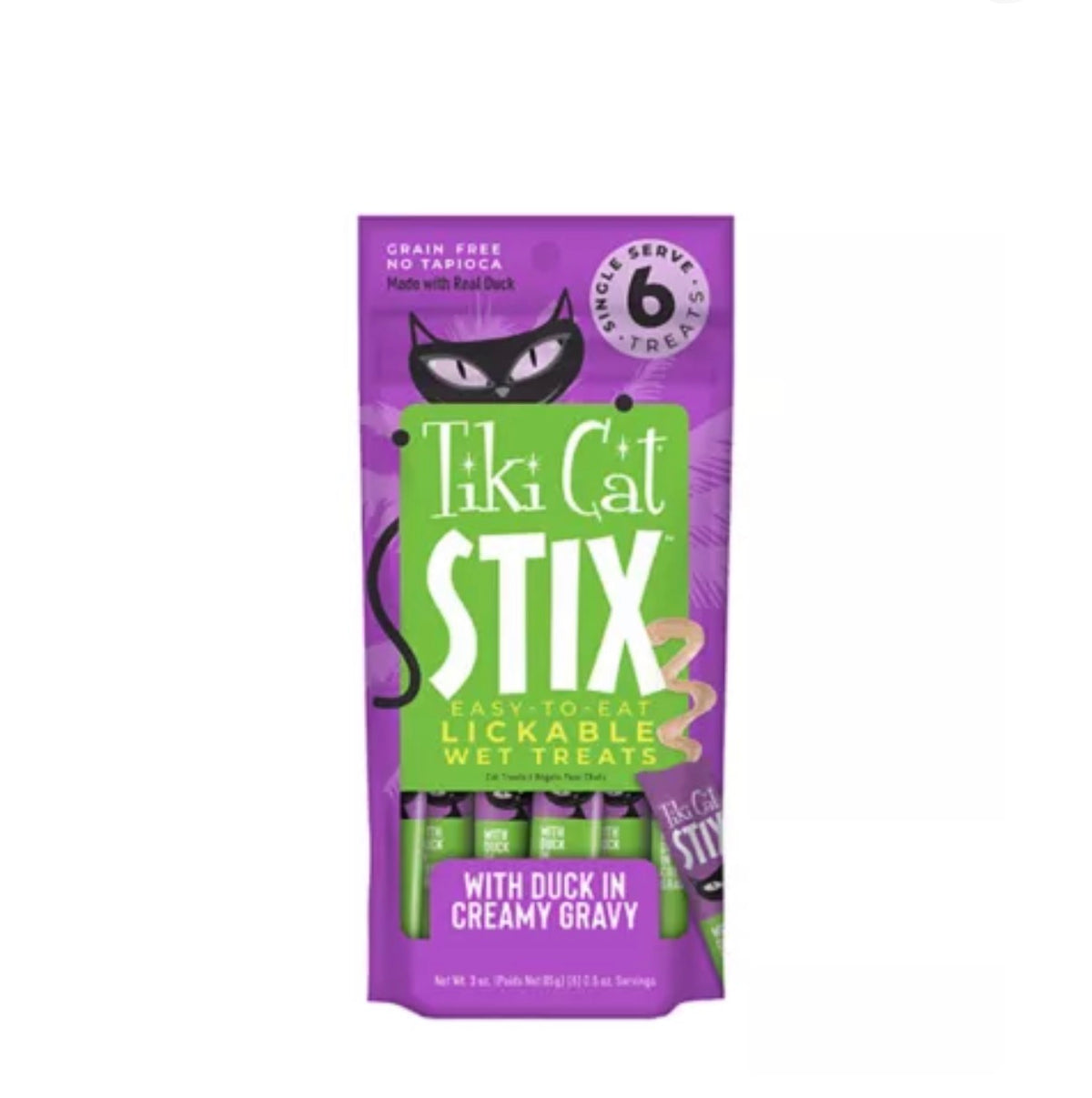 Tiki Cat Stix Duck 3oz
