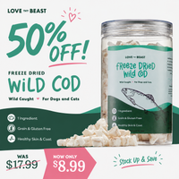 Freeze Dried Wild Cod Cubes – LoveThyBeast