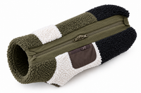 Green Block Sherpa Vest