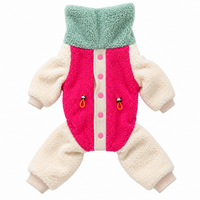 Colorblock Sherpa Onesie - Pink