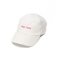Dog Mom Hat, White