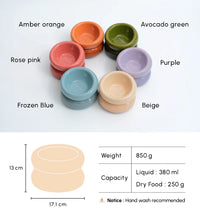 Soufflé Pet Bowl - Avocado Green