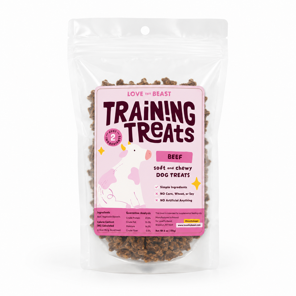 Soft and Chewy Beef Training Treats