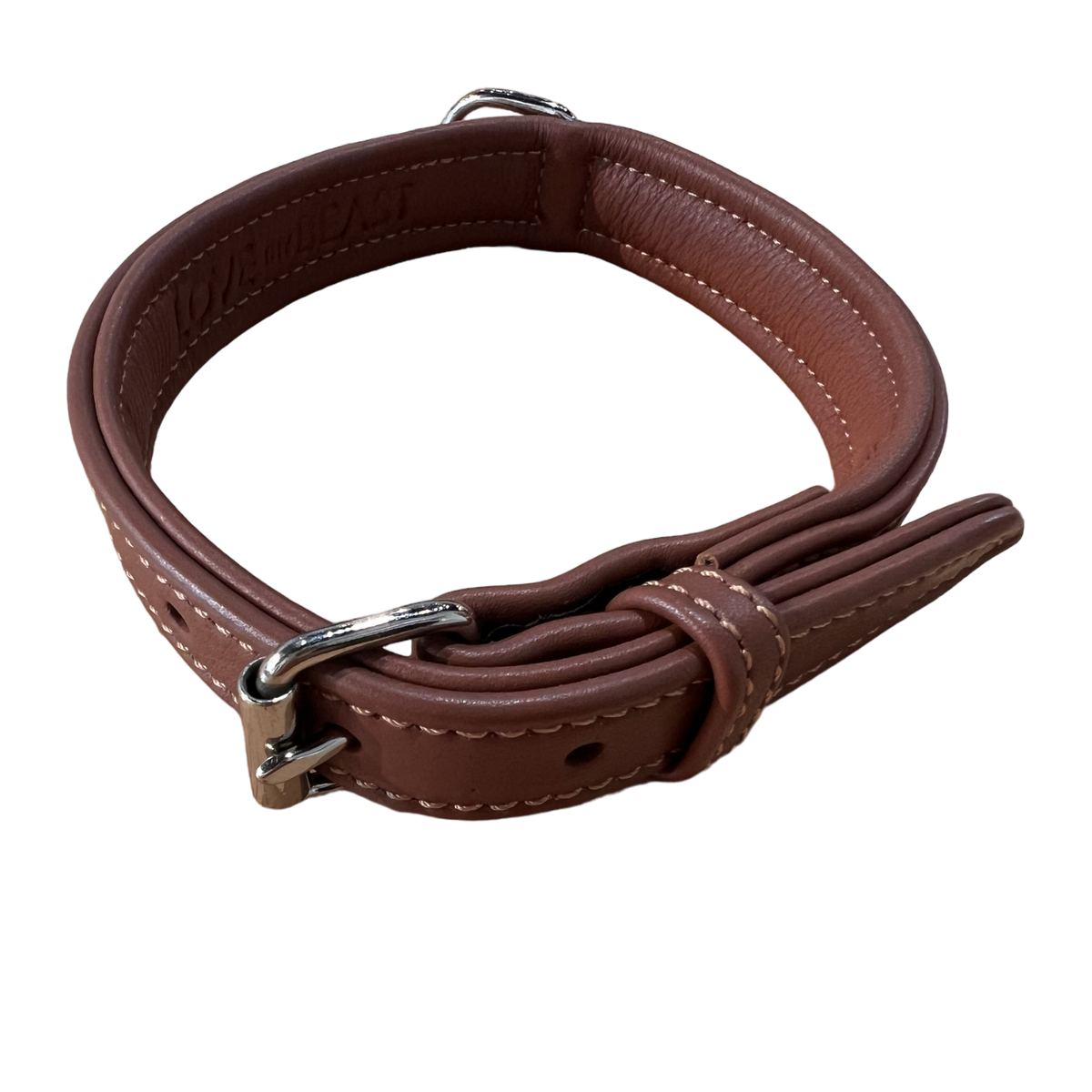 Brown Leather Collar LoveThyBeast