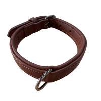 Brown Leather Collar
