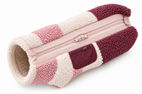 Pink Block Sherpa Vest