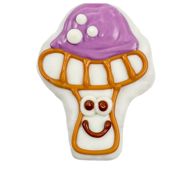 Magic Mushroom Dog Cookie