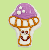 Magic Mushroom Dog Cookie