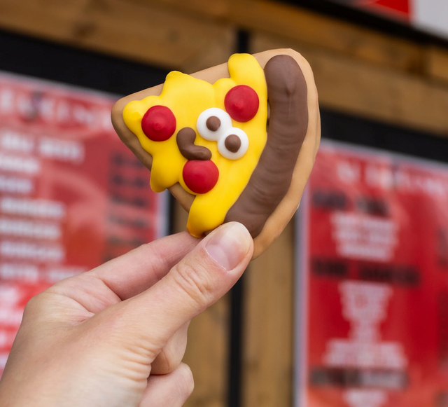 Pizza Slice Dog Cookie
