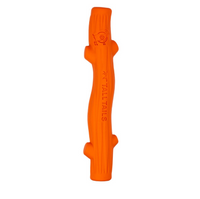Orange Rubber Fetch Stick, 10"
