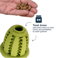 Acorn Rubber Toy, 3 inches