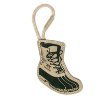 Hiking Boot Wool & Leather Toy