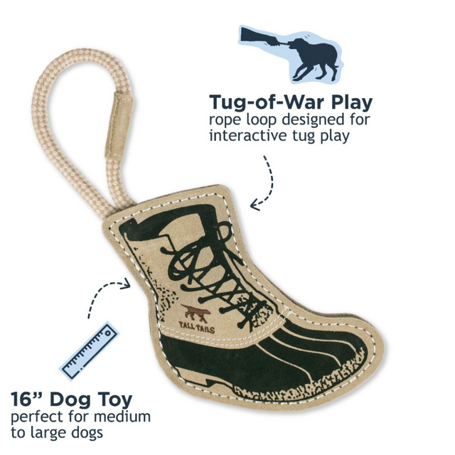 Hiking Boot Wool & Leather Toy