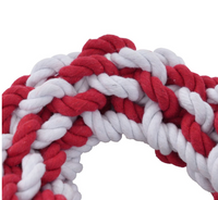 Candy Cane Braided Rope Tug