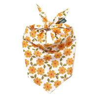 Marigold Flower Bandana, 3 Sizes