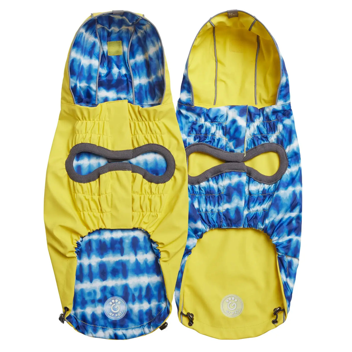 Reversible Elasto-Fit Raincoat - Yellow