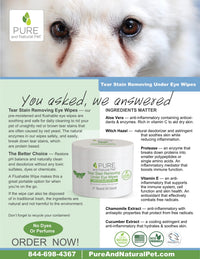 Tear Stain Removing Eye Wipes