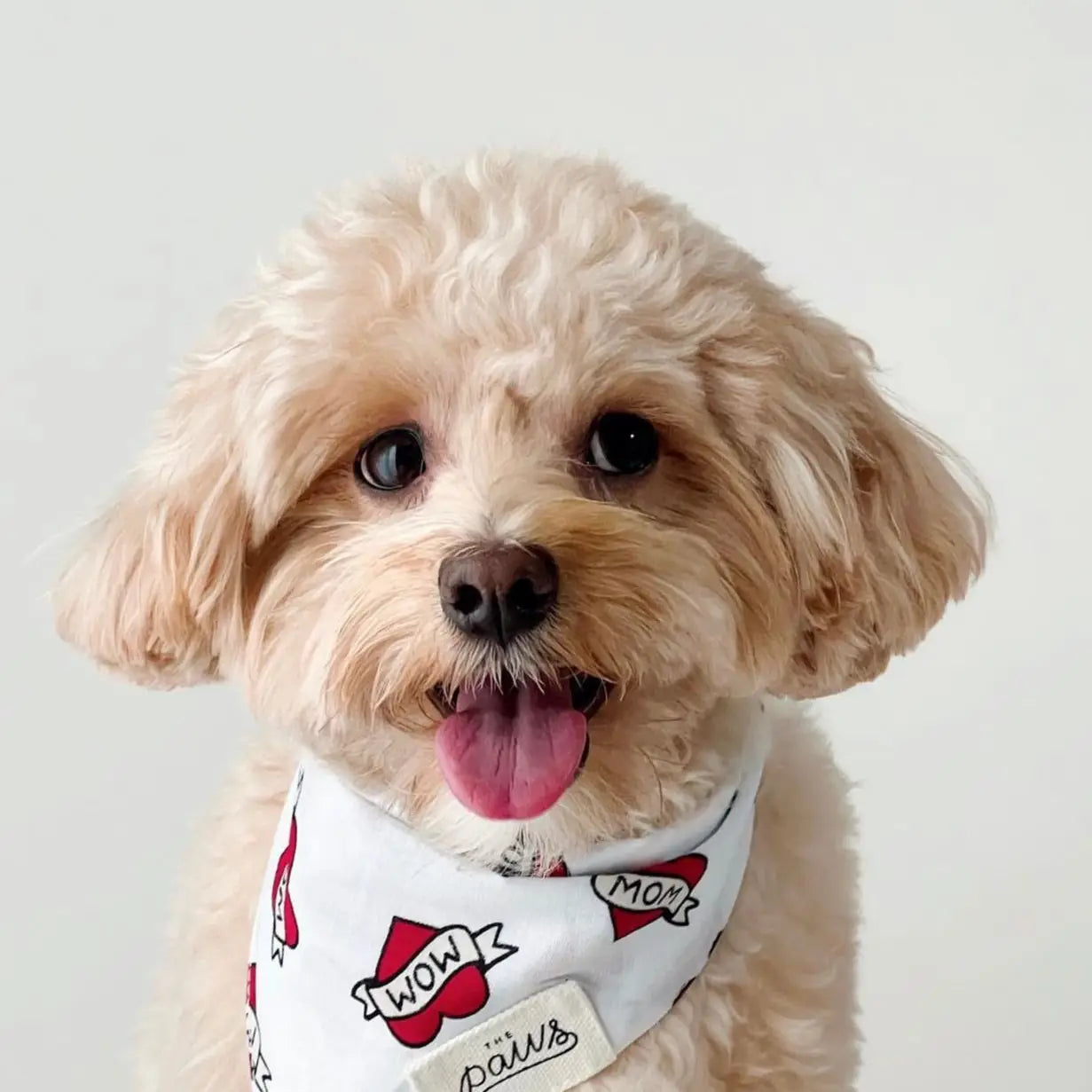 Love Mom Bandana, 3 Sizes