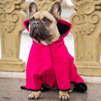 Waterproof Softshell Rain Coat, Deep Pink