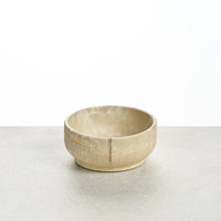 Marble Dog Bowl in Owl Greige