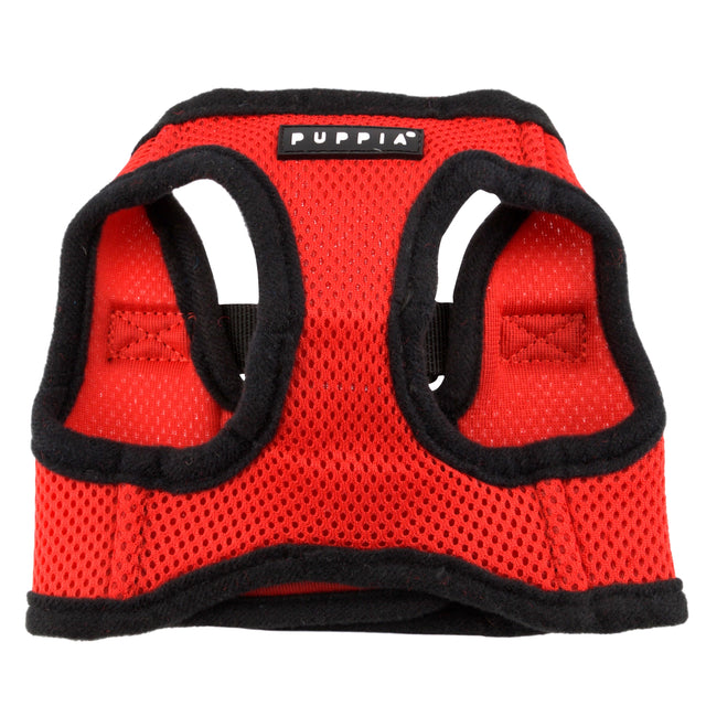 Puppia Red Soft Vest Dog Harness Step-in