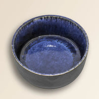 Ceramic Dog Bowl Manta Blue