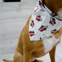 Love Dog Dad Bandana, 3 Sizes