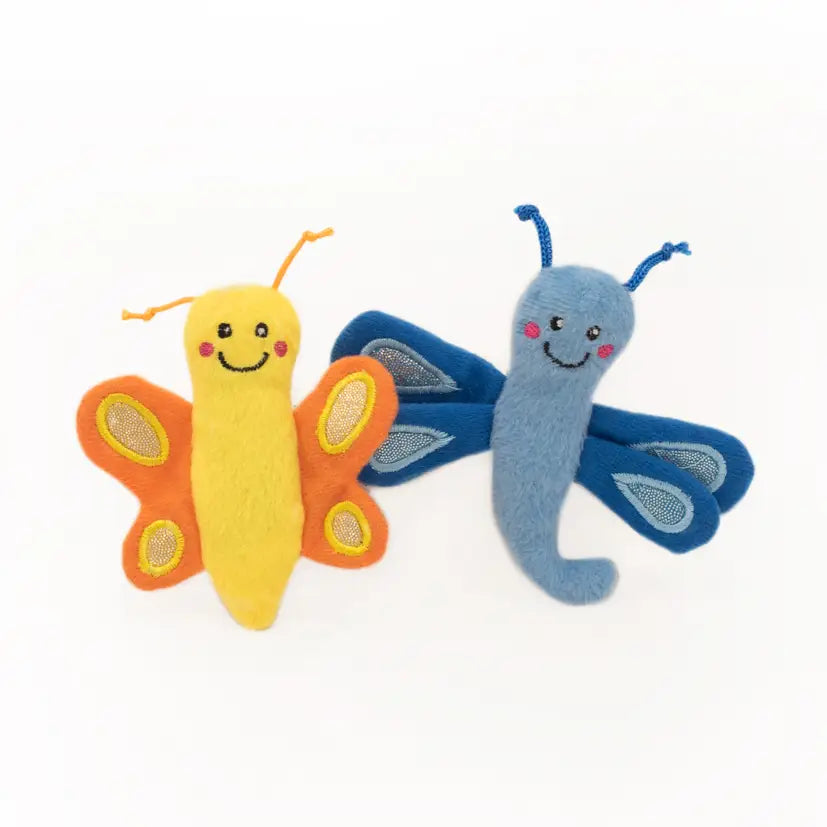 Butterfly and Dragonfly - Cat Toy